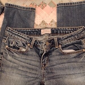 Aeropostale Women's Classic Denim Straight Leg Jeans